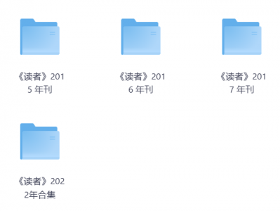 《读者》1981年以来历年合集珍藏资源 [ 5.7GB ]