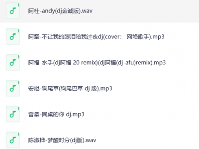 《老歌DJ》不怕新歌有多嗨 就怕老歌带DJ,234首车载DJ慢摇好听至极的经典音乐,值得收藏WAV+MP3+4.2GB]